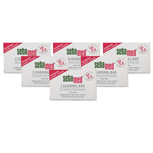 Sebamed Soap Free Cleansing Bar - 6 Pack