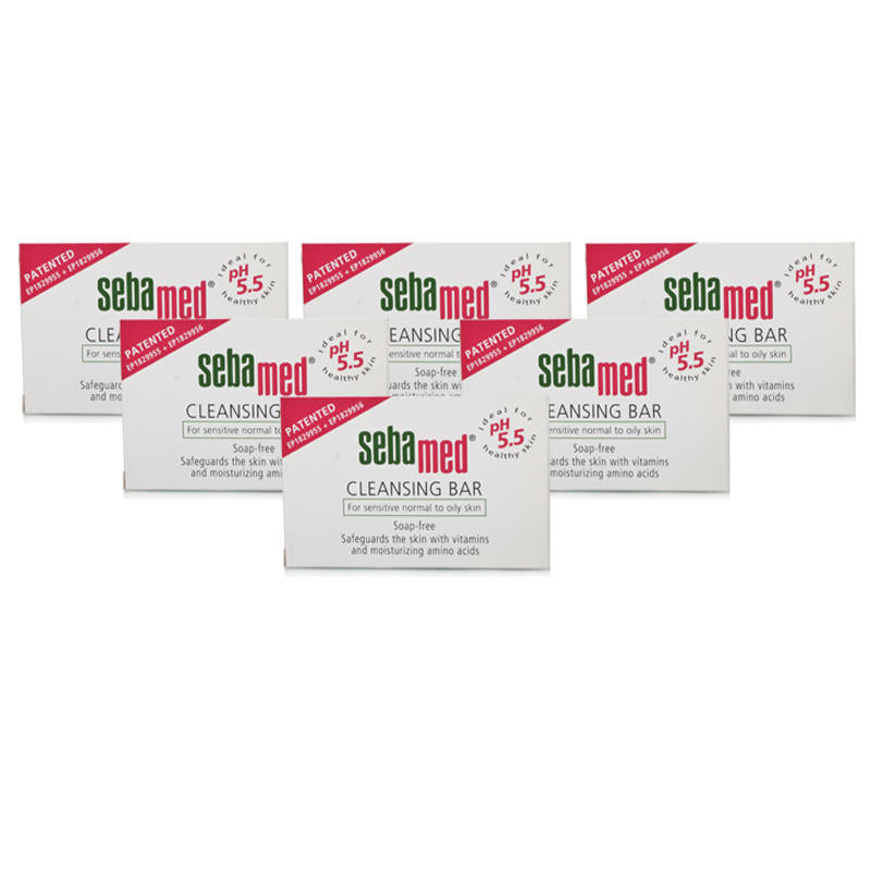 Sebamed Soap Free Cleansing Bar - 6 Pack