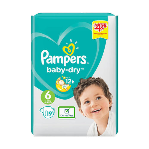 Pampers Baby Dry Size 6 Extra Large