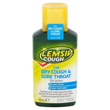 Load image into Gallery viewer, Lemsip Cough For Dry Cough &amp; Sore Throat