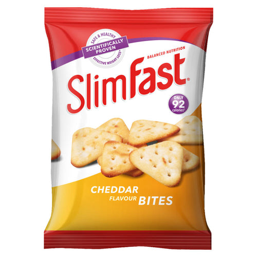 Slimfast Snack Bag Cheddar Bites - 24 Pack