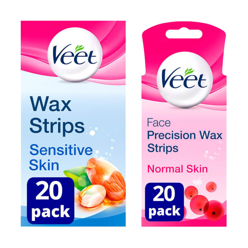 Veet Cold Wax Hair Removal Bundle Legs & Face