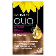 Load image into Gallery viewer, Garnier Olia 7.3 Golden Dark Blonde Hair Dye