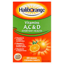Haliborange Vitamins A C & D Orange Flavour