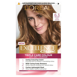 L'Oreal Excellence Creme 6.3 Light Golden Brown