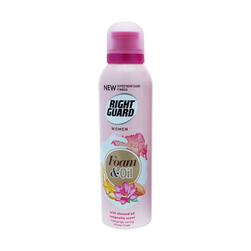 Right Guard Shower Foam & Oil with Almond Oil and Magnolia