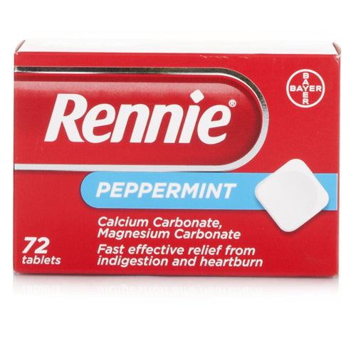 Rennie Peppermint - 72 Tablets