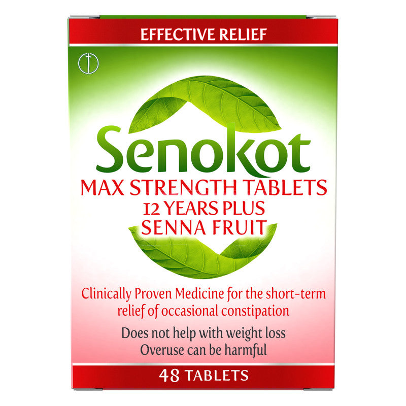 Senokot Max Strength Tablets 12 Years Plus