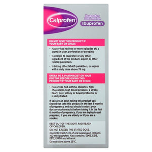 Calprofen Ibuprofen Suspension 200ml 3+ Months