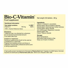 Load image into Gallery viewer, Pharma Nord Bio Vitamin C 750mg - 60 tablets