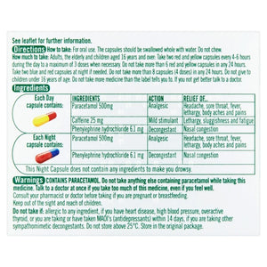 Lemsip Max Day & Night Cold & Flu Relief Capsules