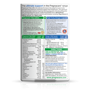 Vitabiotics Pregnacare Max Tablets Triple Pack