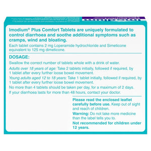 Imodium Plus Comfort Tablets