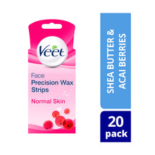 Load image into Gallery viewer, Veet Ready to Use Facial Wax Strips for Normal Skin