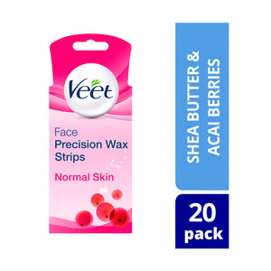 Veet Ready to Use Facial Wax Strips for Normal Skin