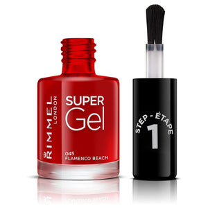 Rimmel Super Gel Nail Polish Beach Ready Collection Flamenco Beach 045