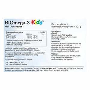 Pharma Nord Omega 3 Kids Bio-Marine Kind 80 Capsules