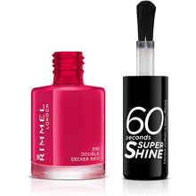 Load image into Gallery viewer, Rimmel 60 Seconds Super-Shine Nail Polish Double Decker Red 310