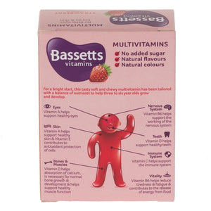 Bassetts Chewy Multivitamins For 3-6 Years - Strawberry Flavour