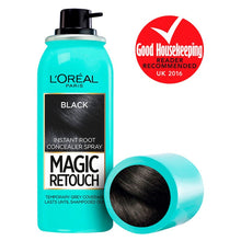 Load image into Gallery viewer, L&#39;Oreal Paris Magic Retouch Instant Root Concealer Spray Black