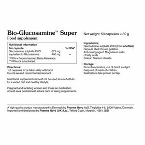 Pharma Nord Bio Glucosamine Super 675mg - Pack of 50 Capsules