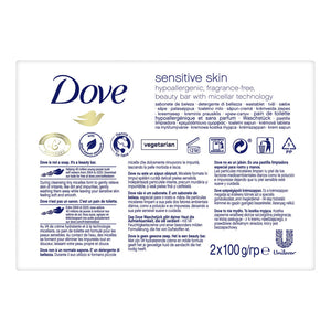 Dove Sensitive Micellar Bar Twin Pack