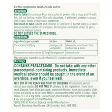 Load image into Gallery viewer, Lemsip Max Cold And Flu Blackcurrant Sachets