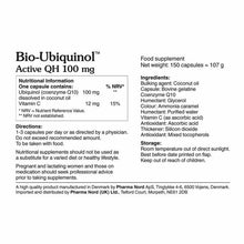 Load image into Gallery viewer, Pharma Nord Bio-Ubiquinol Active QH 100mg 150 Capsules