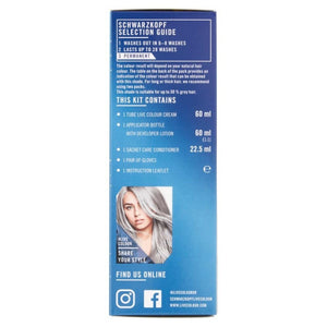 Schwarzkopf Live Urban Metallics U71 Metallic Silver Hair Dye