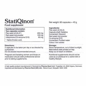 Pharma Nord StatiQinon - 60 caps - Natural Cholesterol Balance