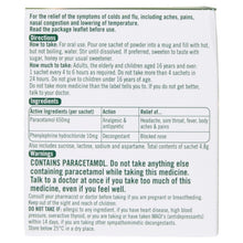 Load image into Gallery viewer, Lemsip Cold &amp; Flu Lemon Sachets