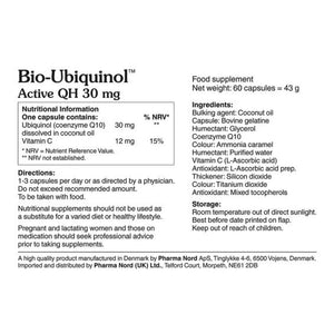 Pharma Nord Bio-Ubiquinol Active QH 30mg 60 Capsules