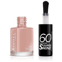 Load image into Gallery viewer, Rimmel 60 Seconds Super-Shine Nail Polish Caramel Cupcake 500