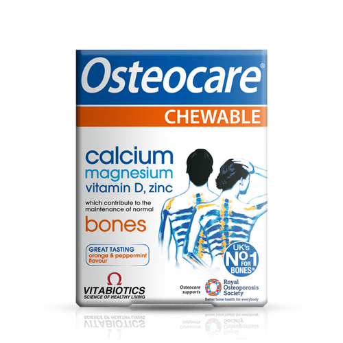 Vitabiotics Osteocare Orange and Peppermint Chewable - 30 Tablets