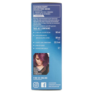 Schwarzkopf Live Urban Metallics U69 Amethyst Chrome Hair Dye