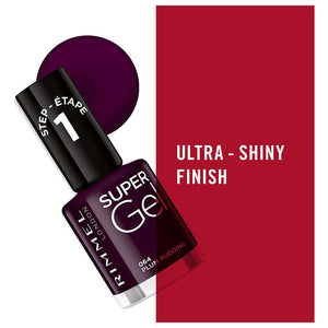 Rimmel Super Gel Nail Polish Plum Pudding