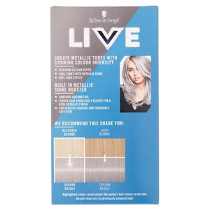 Schwarzkopf Live Urban Metallics U71 Metallic Silver Hair Dye