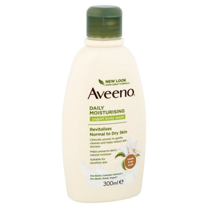 Aveeno Moisturising Yogurt Body Wash Vanilla & Oat Scent