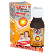 Load image into Gallery viewer, Nurofen for Children Liquid Strawberry Flavour