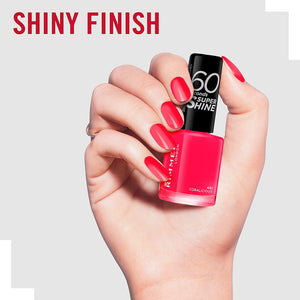 Rimmel 60 Seconds Super-Shine Nail Polish Coralicious 430