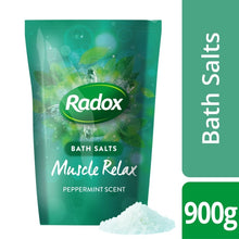 Load image into Gallery viewer, Radox Bath Salts Muscle Relax Peppermint Scent