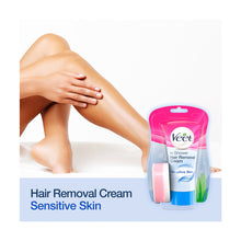 Load image into Gallery viewer, Veet In Shower Hair Removal Cream Sensitive