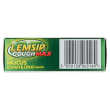 Load image into Gallery viewer, Lemsip Cough Max For Mucus Coughs &amp; Colds Capsules