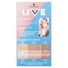 Load image into Gallery viewer, Schwarzkopf Live Lightener + Twist 104 Cool Lilac Hair Dye