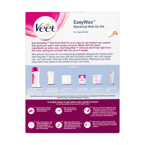 Veet Easy Wax Roll On Kit Sensitive Skin