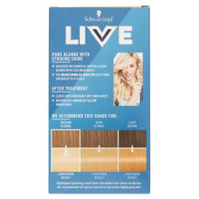 Load image into Gallery viewer, Schwarzkopf Live Intense Lightener 00A Absolute Platinum