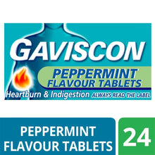 Load image into Gallery viewer, Gaviscon Tablets Peppermint