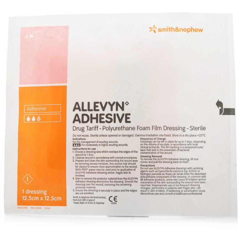 Allevyn Adhesive Dressing 12.5 X 12.5cm