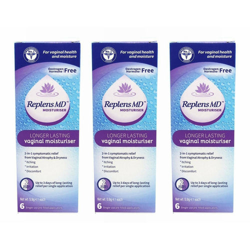 Replens MD Vaginal Moisturiser - Triple Pack