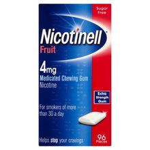 Load image into Gallery viewer, Nicotinell 4mg Extra Strength Gum - Fruit 384 Pieces